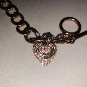 Juicy Couture earring and bracelet set